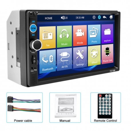 Автомобильная Магнитола 7012В с пультом 7дюймов 45Wх4 12V USB MP5 Rearview Camera  оптом-1