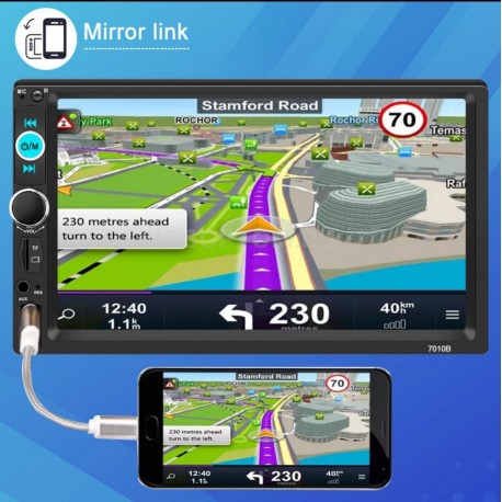 Автомобильная Магнитола 7012В с пультом 7дюймов 45Wх4 12V USB MP5 Rearview Camera  оптом-4