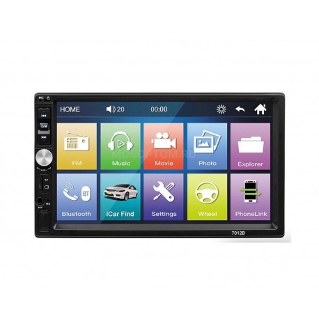 Автомобильная Магнитола 7012В с пультом 7дюймов 45Wх4 12V USB MP5 Rearview Camera  оптом