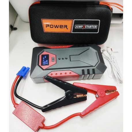 Пусковое Устройство для Автомобиля, 12000 мАч с зарядкой через USB, цифровой дисплей  оптом-9