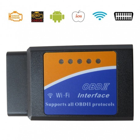 Автосканеры Vbparts OBDII WiFi ELM327 V1.5  оптом-3