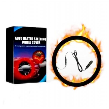 Чехол на руль с подогревом 12В, мягкий плюш, 38 см  оптом-1