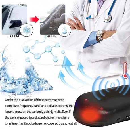 Электромагнитный интерференционный автомобильный антифриз для удаления снега со стекол-4
