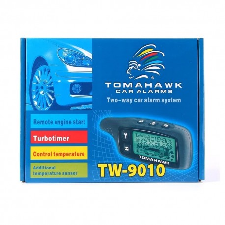 Двусторонняя автомобильная сигнализация CAr Alarms TOMAHAWK TW9010 с автозапуском  оптом-2