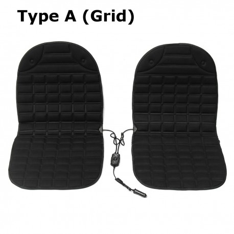 Комплект накидок на автомобильное сиденье 12 В с подогревом 2 шт  оптом-10