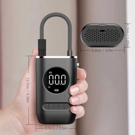 Автоматический беспроводной воздушный насос с цифровым дисплеем Air Pump-3658  оптом-5