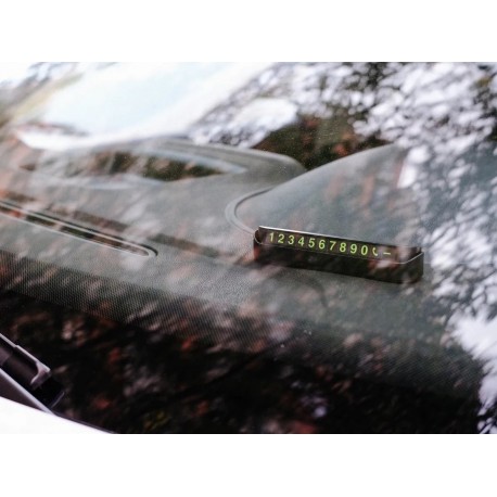 Автовизитка с номером телефона в машину  оптом-3