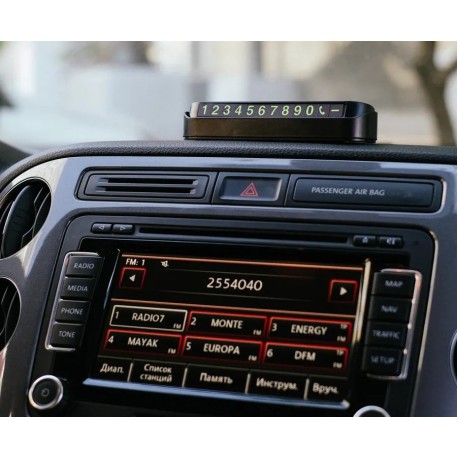 Автовизитка с номером телефона в машину  оптом-4