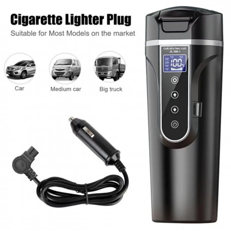 Электрический чайник-кружка 12 В/24 В, с сенсорным экраном, 450 мл-3