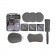 Набор губок  9 в 1 из микрофибры 9PC CAR WASH KIT для мойки и сушки автомобиля