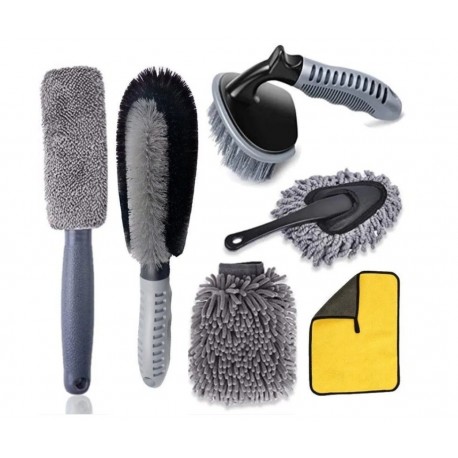 Набор инструментов и щеток 10 в 1 для мытья автомобиля-1