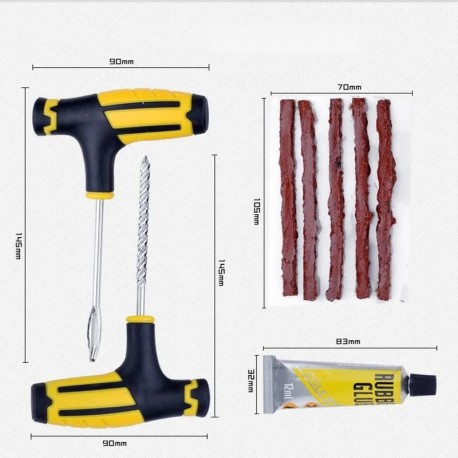 Набор инструментов 4 в 1 HEAVY DUTY TIRE REPAIR KIT PROFESSIONAL для ремонта камерных шин-1