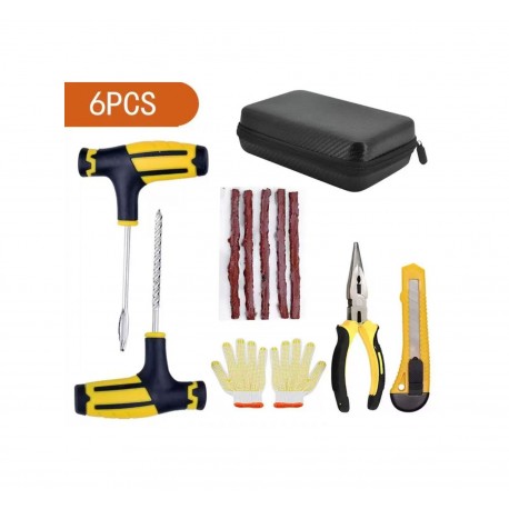 Набор инструментов 6 в 1 HEAVY DUTY TIRE REPAIR KIT PROFESSIONAL для ремонта камерных шин