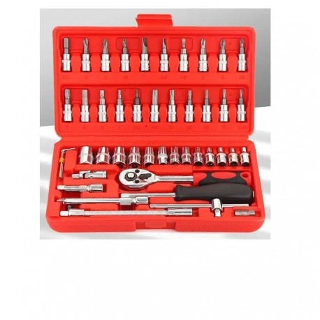 Набор инструментов для ремонта автомобиля 46 штук-3