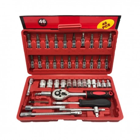 Набор инструментов для ремонта автомобиля 46 штук-1