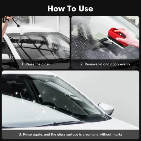 Водоотталкивающий очиститель стекол от скапливания влаги и запотевания  оптом-3