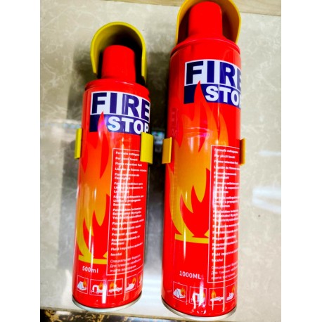 Огнетушитель автомобильный Fire Stop с пластиковыми крепежами-держателями 1000 мл оптом-1