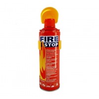 Огнетушитель автомобильный Fire Stop с пластиковыми крепежами-держателями 1000 мл