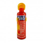 Огнетушитель автомобильный Fire Stop с пластиковыми крепежами-держателями 500 мл