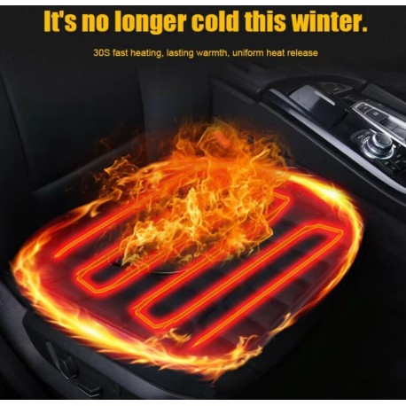 Автомобильная подушка с подогревом осень-зима  оптом-3