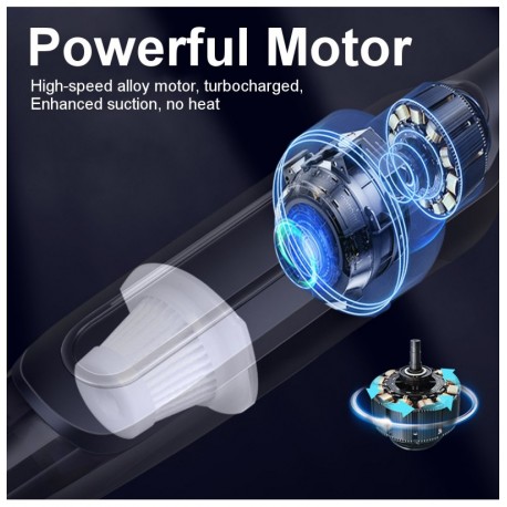 Автомобильный аккумуляторный пылесос BL  оптом-7