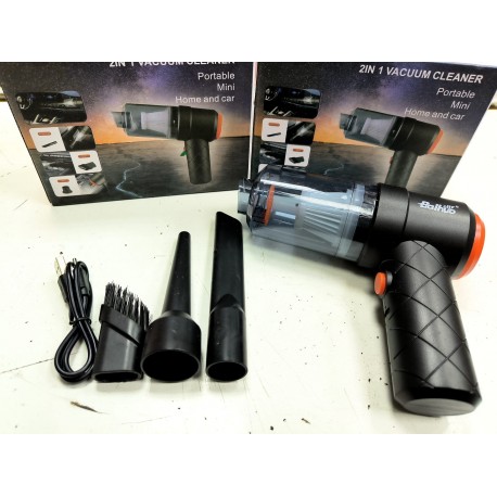 Беспроводной автомобильный пылесос 120 Вт, 3 насадки  оптом-9