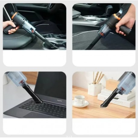 Беспроводной автомобильный пылесос 120 Вт, 3 насадки  оптом-5