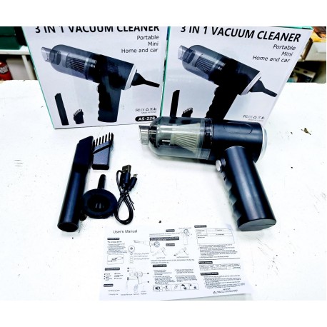 Беспроводной мини-пылесос AS-228 3 в 1 с подсветкой для авто  оптом-4