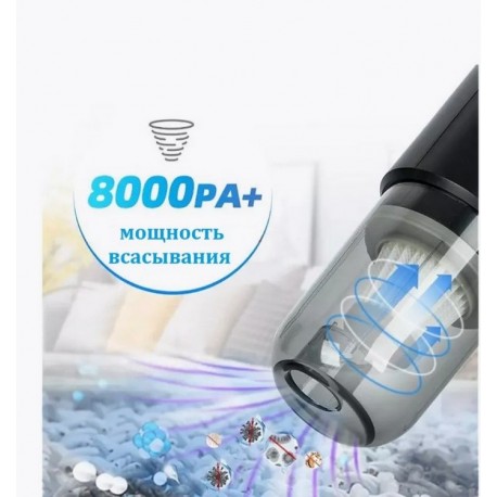 Беспроводной вертикальный Пылесос 4 в 1 для дома и автомобиля 80W  оптом-3