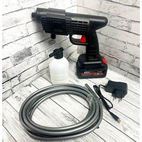 Портативная беспроводная мойка высокого давления для автомобиля 40кПа, 2 аккумулятора  оптом-2