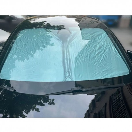 Автомобильный солнцезащитный козырек 140x80 см передний с серебряным покрытием  оптом-8