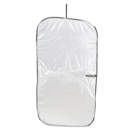 Автомобильный солнцезащитный козырек 140x80 см передний с серебряным покрытием  оптом-4