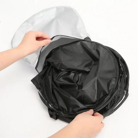 Автомобильный солнцезащитный козырек 140x80 см передний с серебряным покрытием  оптом-11