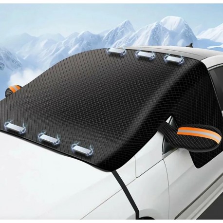 Солнцезащитный козырек на лобовое стекло, магнитный  оптом-2