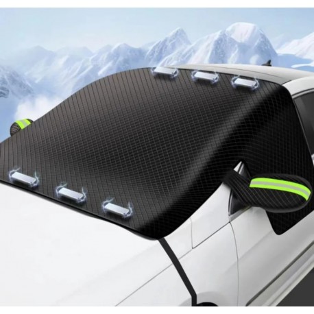 Солнцезащитный козырек на лобовое стекло, магнитный  оптом-3