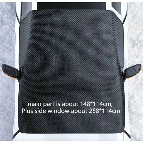 Солнцезащитный козырек на лобовое стекло, магнитный  оптом-4