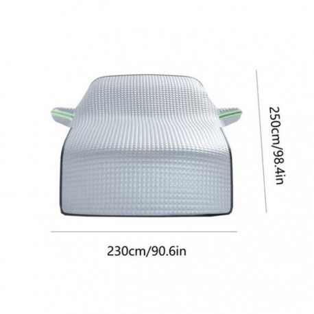 Универсальный автомобильный чехол для лобового стекла от снега и мороза  оптом-1