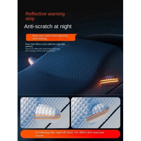 Универсальный автомобильный чехол для лобового стекла от снега и мороза  оптом-6