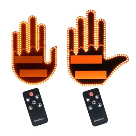 Автомобильная наклейка-фонарь LED Fun Gesture с дистанционным управлением  оптом-3
