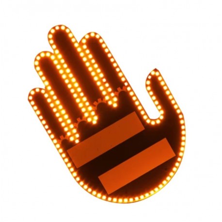 Автомобильная наклейка-фонарь LED Fun Gesture с дистанционным управлением  оптом-4