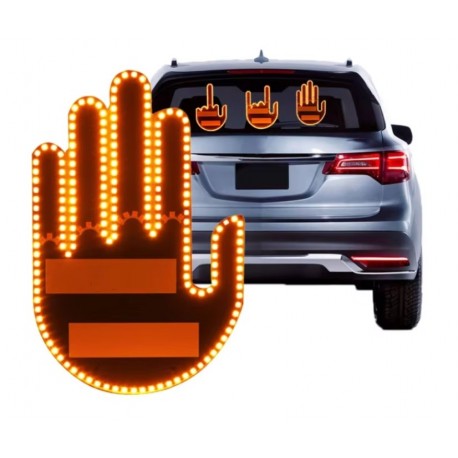 Автомобильная наклейка-фонарь LED Fun Gesture с дистанционным управлением  оптом