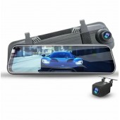 Автомобильный регистратор с камерой заднего вида и сенсорным дисплеем 9,66 дюйма