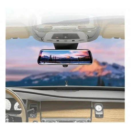 Автомобильный регистратор с камерой заднего вида и сенсорным дисплеем 9,66 дюйма-4