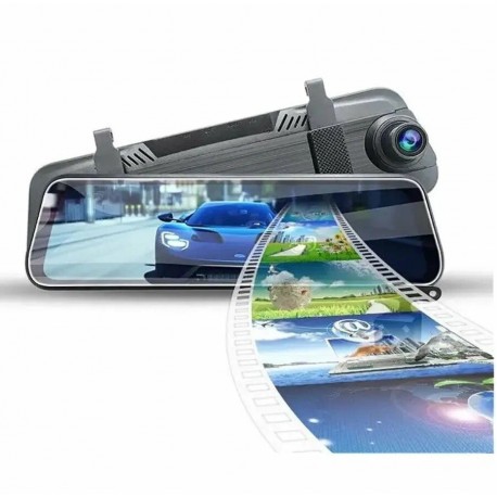 Автомобильный регистратор с камерой заднего вида и сенсорным дисплеем 9,66 дюйма-1