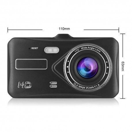 Видеорегистратор автомобильный сенсорный Dual Lens Full HD с камерой заднего вида  оптом-5