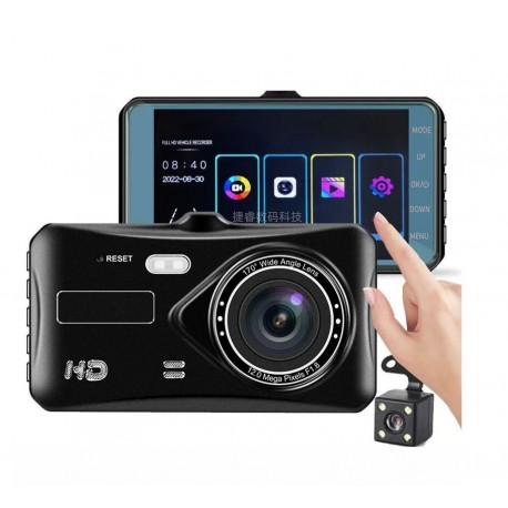 Видеорегистратор автомобильный сенсорный Dual Lens Full HD с камерой заднего вида  оптом-6