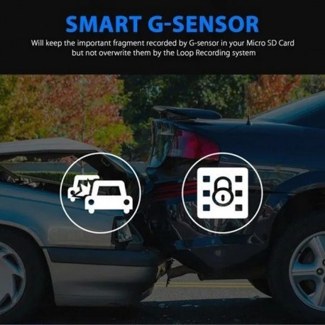 Видеорегистратор камера заднего вида Full HD SENSOR 4-дюймовый сенсорный экран  оптом-6