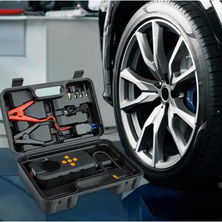 Многофункциональное зарядное устройство для автомобиля с Power Bank  оптом-5