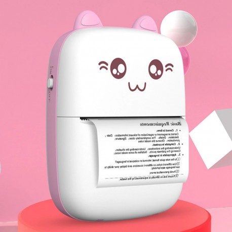 Беспроводной портативный монохромный мини-принтер Pocket BT без чернил 58 мм  оптом-5