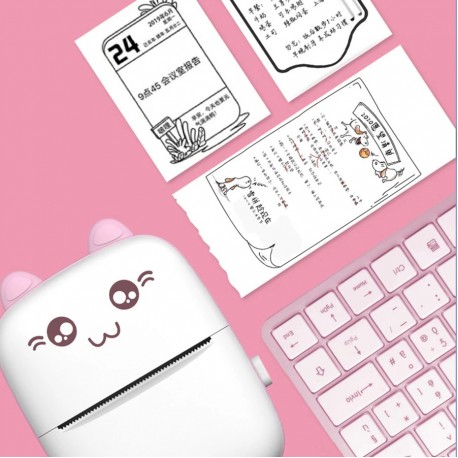 Беспроводной портативный монохромный мини-принтер Pocket BT без чернил 58 мм  оптом-6